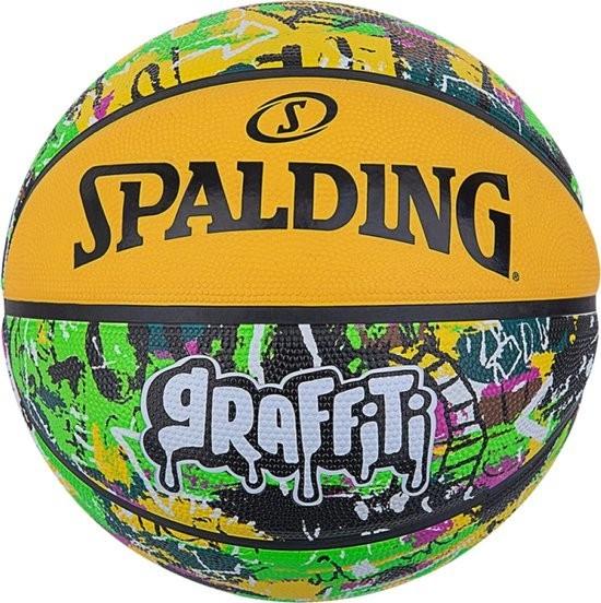 М'яч баскетбольний гумовий №7 SPALDING GRAFFITI Multicolor (84374Z)