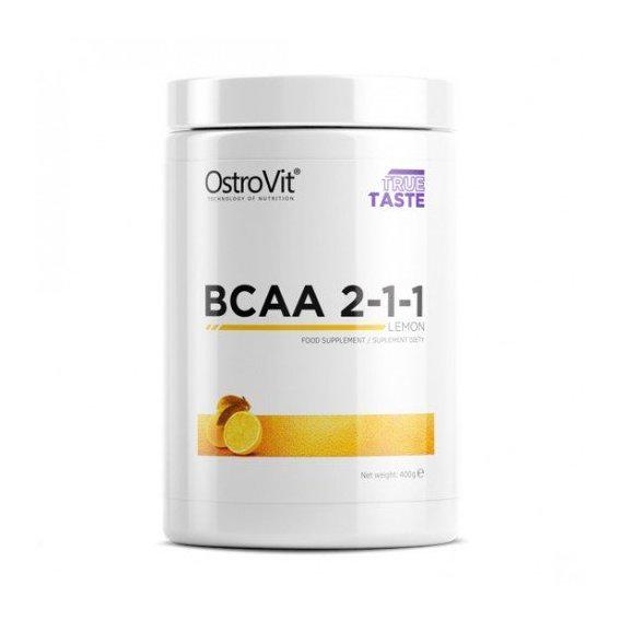 Амінокислота BCAA для спорту OstroVit BCAA 2-1-1 400 г 40 порцій Lemon