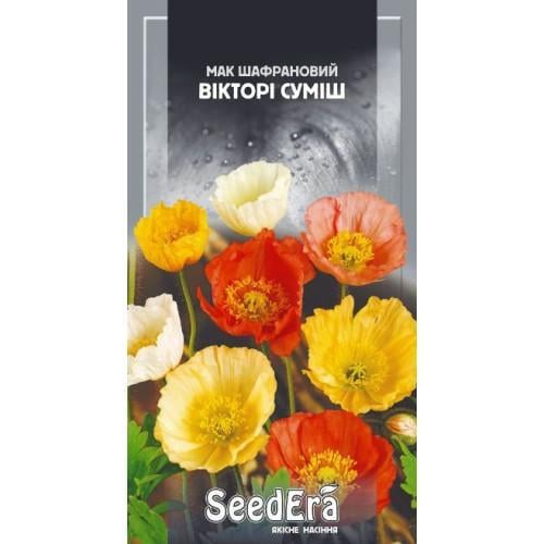 Семена цветов Сімейний сад Мак Шафрановый Виктори смесь 0,2 г (CS-1082)
