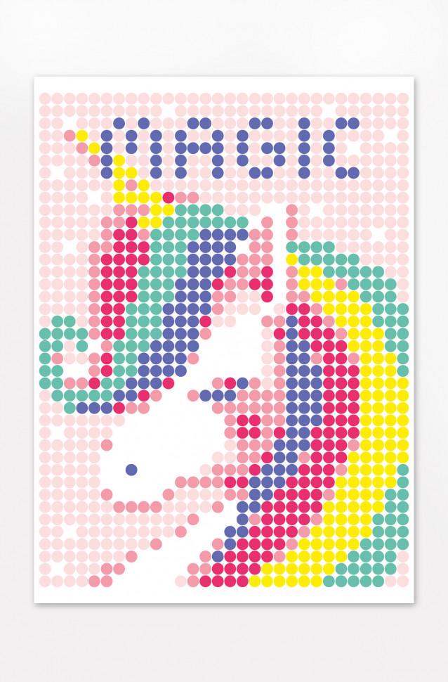 Картина за номерами стікерами Умняшка Єдиноріг в тубусі 33х48 см (RLT13868) - фото 2 Картина за номерами стікерами Умняшка Єдиноріг в тубусі 33х48 см (RLT13868) - фото 2