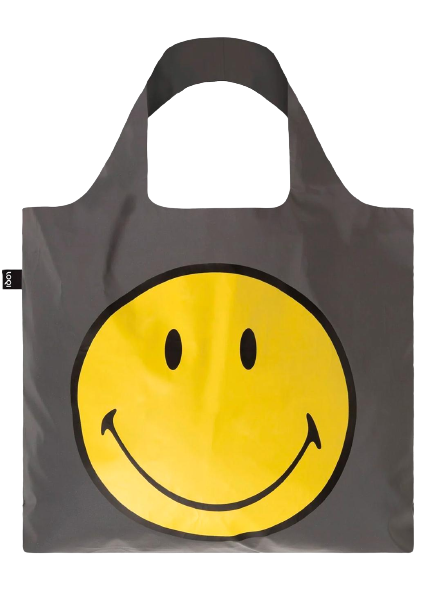 Сумка-шоппер LOQI REFLECTIVE Smiley (RE.SM)