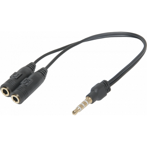 Перехідник Defender 63012 Headset Jack 3,5 мм Jack M 4pin 2х Jack 3,5 мм F (573208) Перехідник Defender 63012 Headset Jack 3,5 мм Jack M 4pin 2х Jack 3,5 мм F (573208)