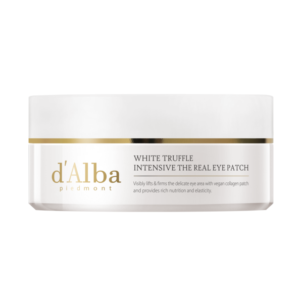 Патчі гідрогелеві D'alba White Truffle Intensive The Real Eye Patch преміальні з веганського колагену 60 шт.