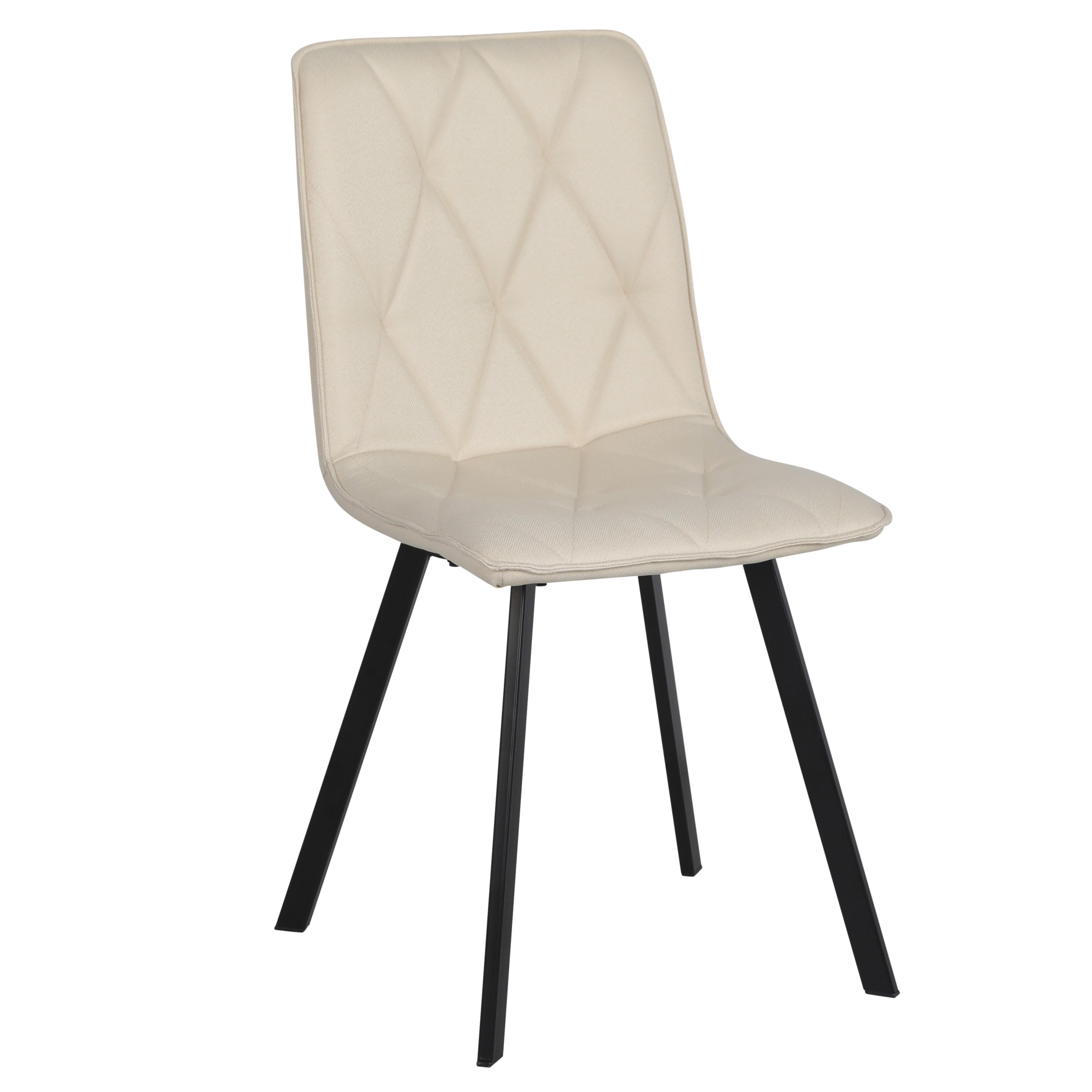 Стул кухонный Intarsio COREY TEX Черный/Кремовый (20316606) - фото 1 Стул кухонный Intarsio COREY TEX Черный/Кремовый (20316606) - фото 1