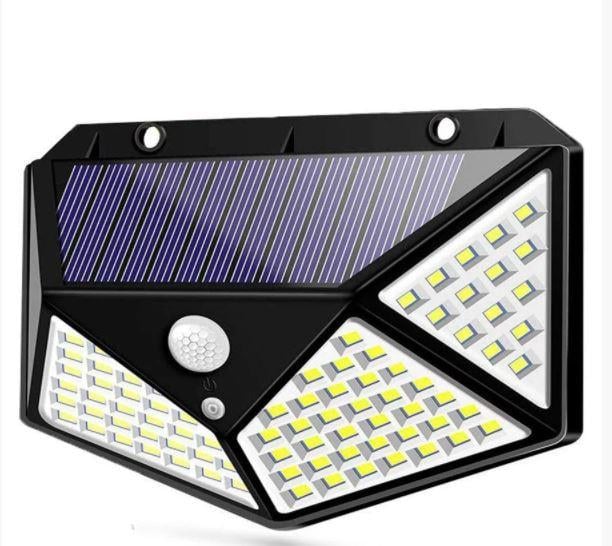 Вуличний настінний світильник з датчиком руху UKC 100LED/CL-100 7317 кут (Light-004)