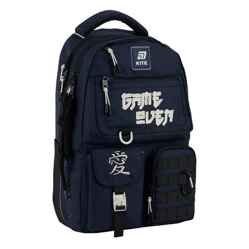 Школьный рюкзак для подростка KITE Education teens 2587M-2 17 л Темно-синий (K25-2587M-2)