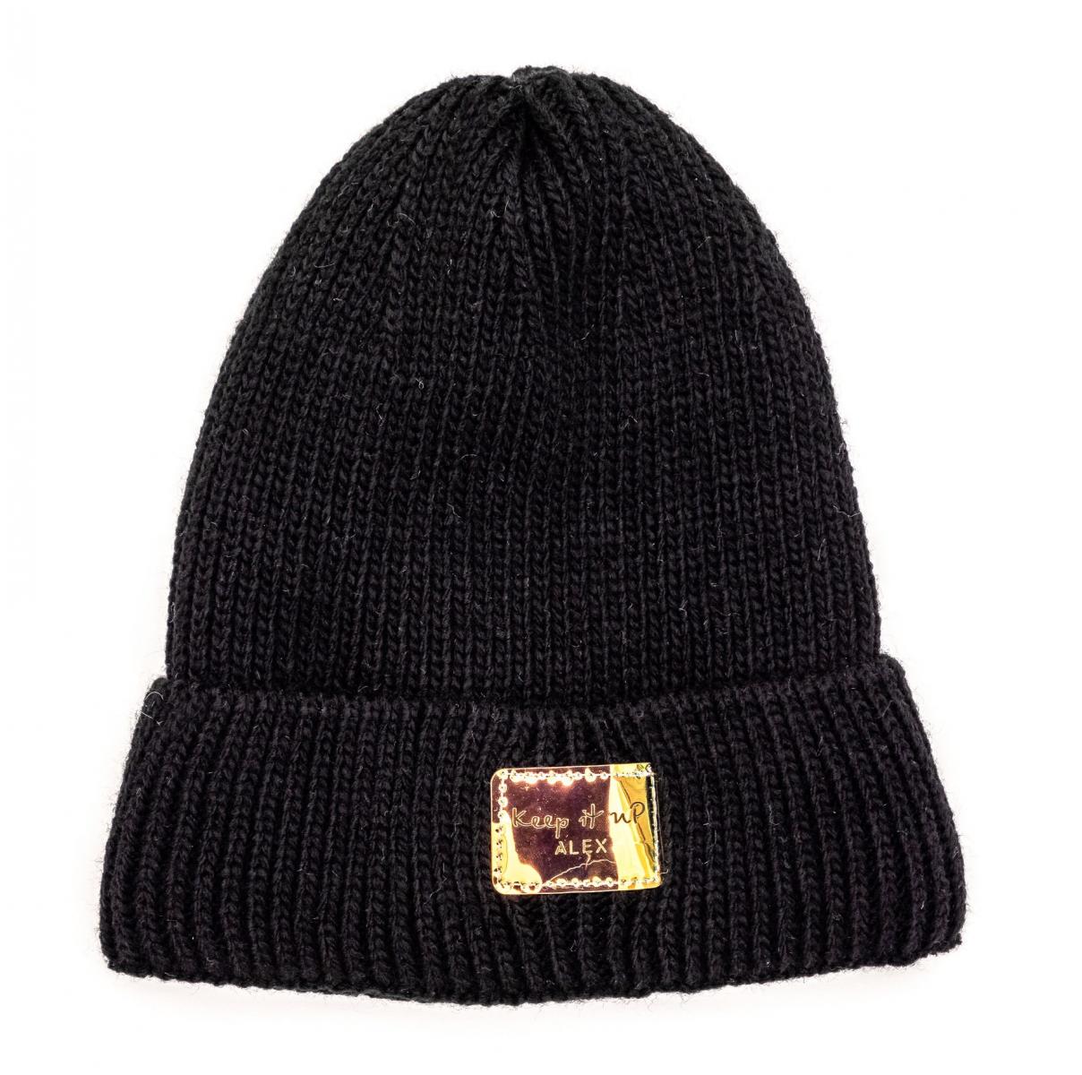 Шапка детская зимняя Alex Роузи 50-54 см Черный