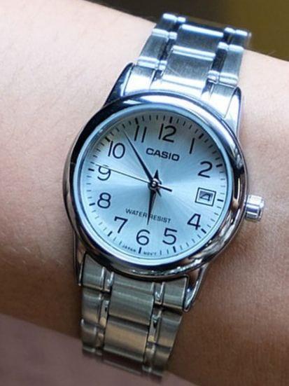 Наручний годинник жіночий Casio LTP-V002D-2B Timeless Collection Lady Timeless Collection Блакитний (2919372333) Наручний годинник жіночий Casio LTP-V002D-2B Timeless Collection Lady Timeless Collection Блакитний (2919372333)