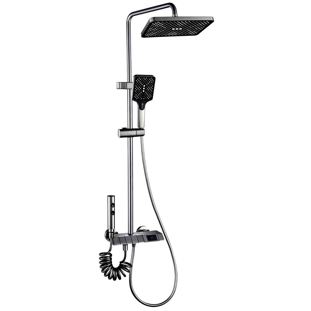 Душевая колонна Platinum KC99 с индикатором температуры Графитовый (PLTM-SP000041335)