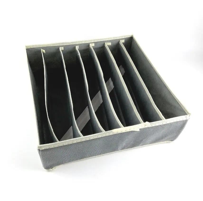 Набор органайзеров для нижнего белья 4 шт. Светло-серый (ОДШ-102-21) - фото 2 Набор органайзеров для нижнего белья 4 шт. Светло-серый (ОДШ-102-21) - фото 2