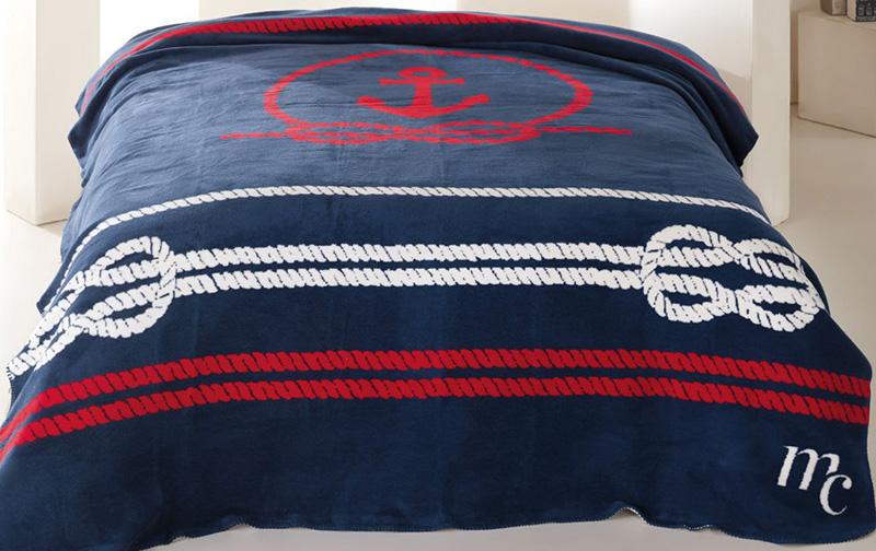 Плед Marie Claire Encre хлопок евро 200х220 см (SA-5161)