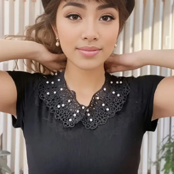 Кружевные воротники на платье/рубашку/блузку Разноцветный (C00910) - фото 2 Кружевные воротники на платье/рубашку/блузку Разноцветный (C00910) - фото 2