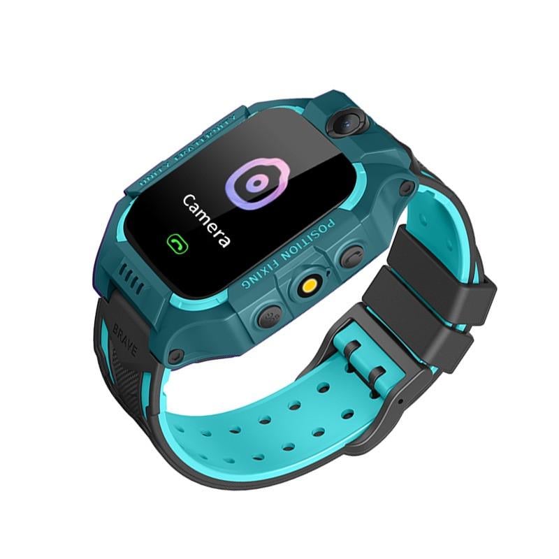 Смарт-годинник дитячий Xo Baby Smart Watch Q19 з GPS-трекером та SIM-картою Зелений з блакитним - фото 1