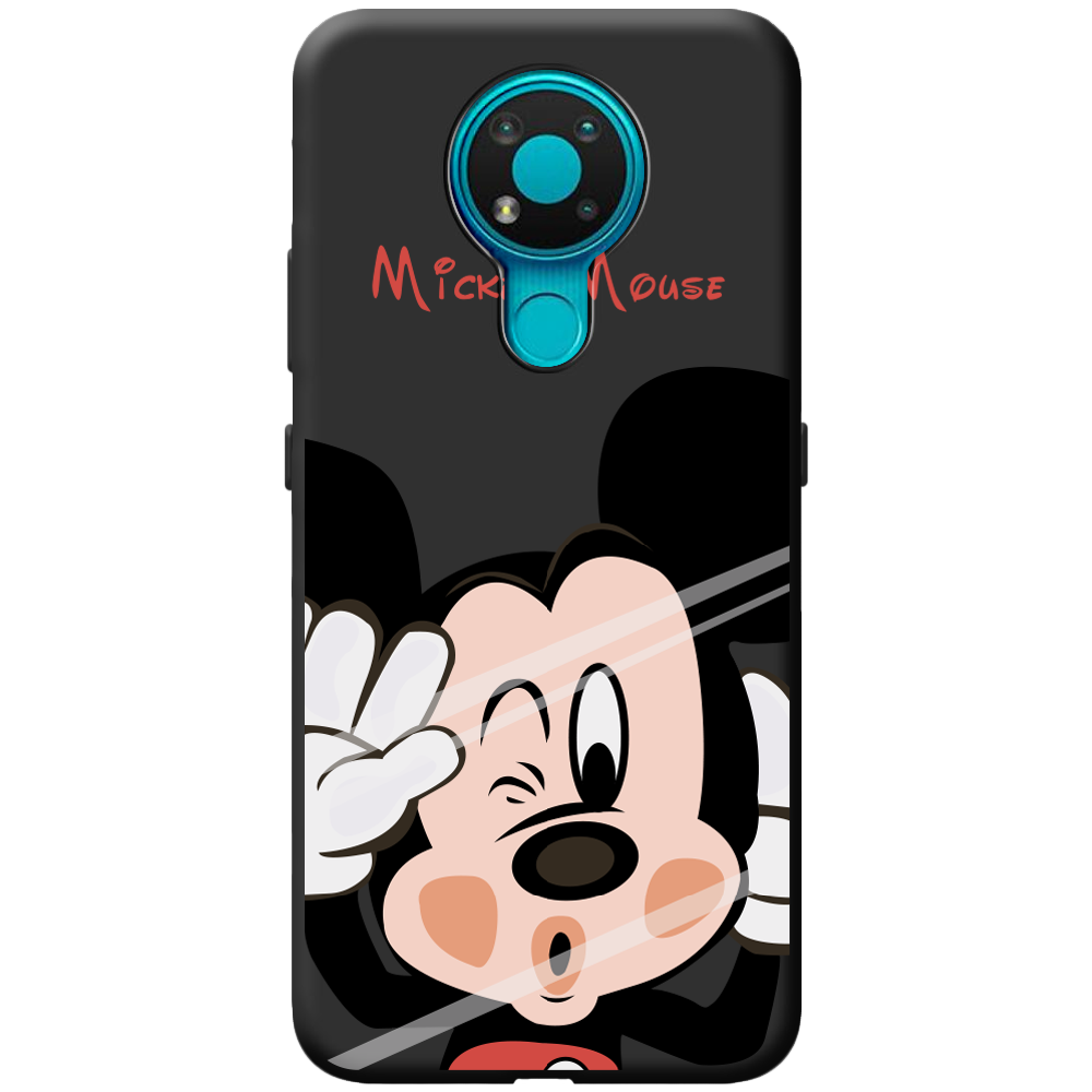 Чехол Boxface Nokia 3.4 Mister M Черный силикон (41292-cc58-43219)