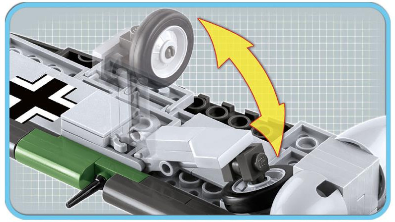Конструктор Cobi Истребитель Фокке-Вульф FW-190 285 деталей (COBI-5704) - фото 8
