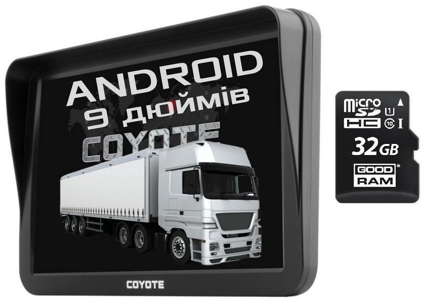 GPS навігатор Coyote 1050 Master PRO Ram 1 Gb ROM 16 Gb на Android для вантажівок з MicroSD 32 Gb - фото 3