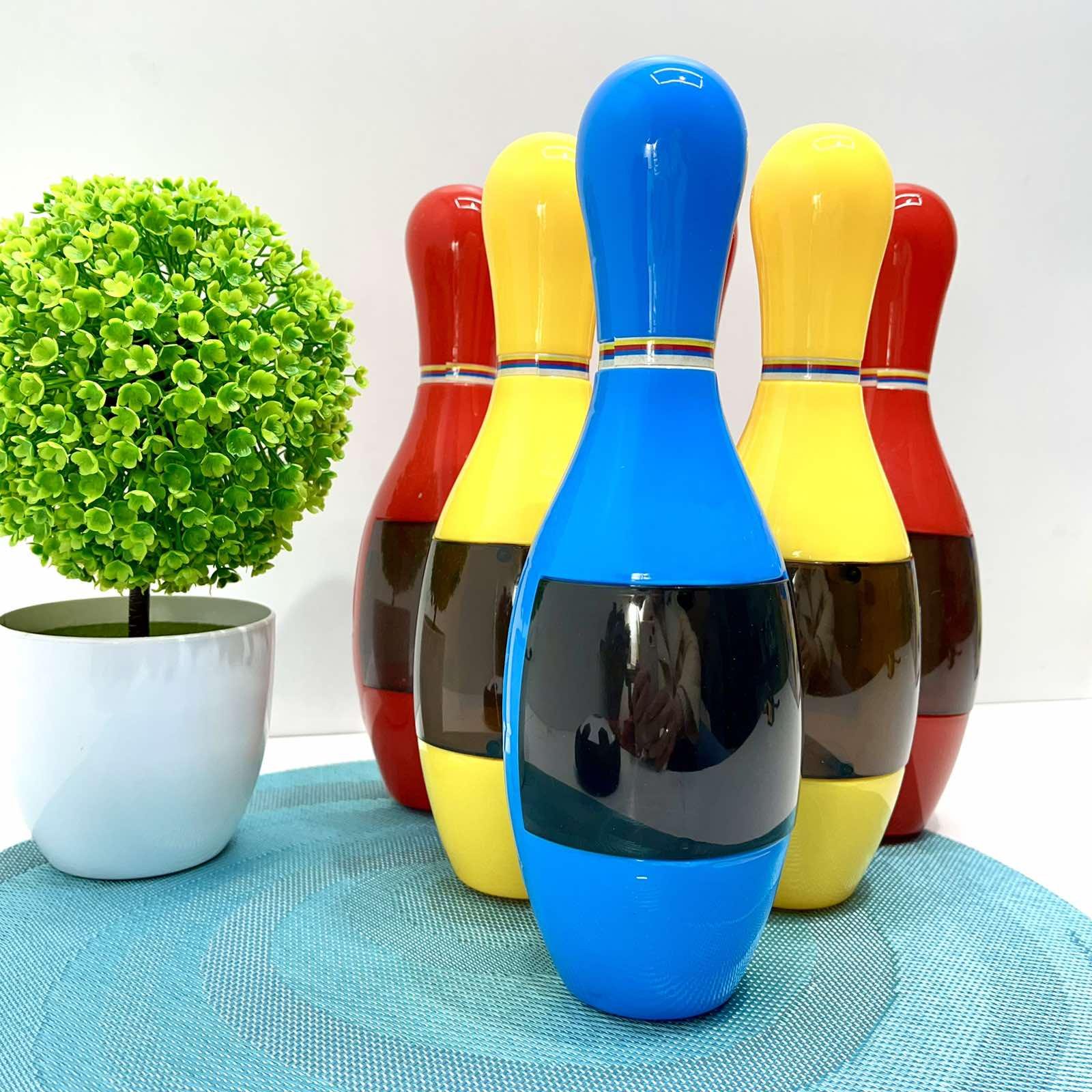 Детский набор для боулинга кегли 6 шт. и аэромяч звук/свет (MR 1378) - фото 8