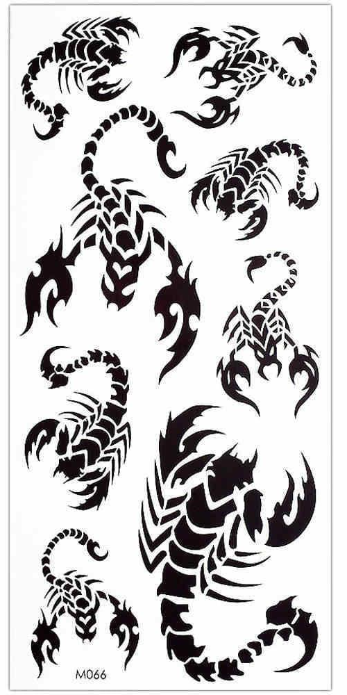Временная водостойкая тату M066-наклейка 19x9 см (1399680581)