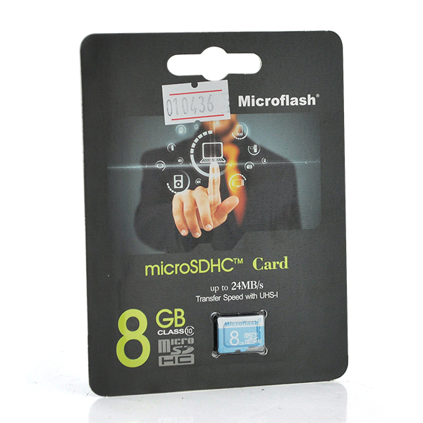 Карта памяти Microflash Micro SD 28MB/s class10 8 Гб (26301847)