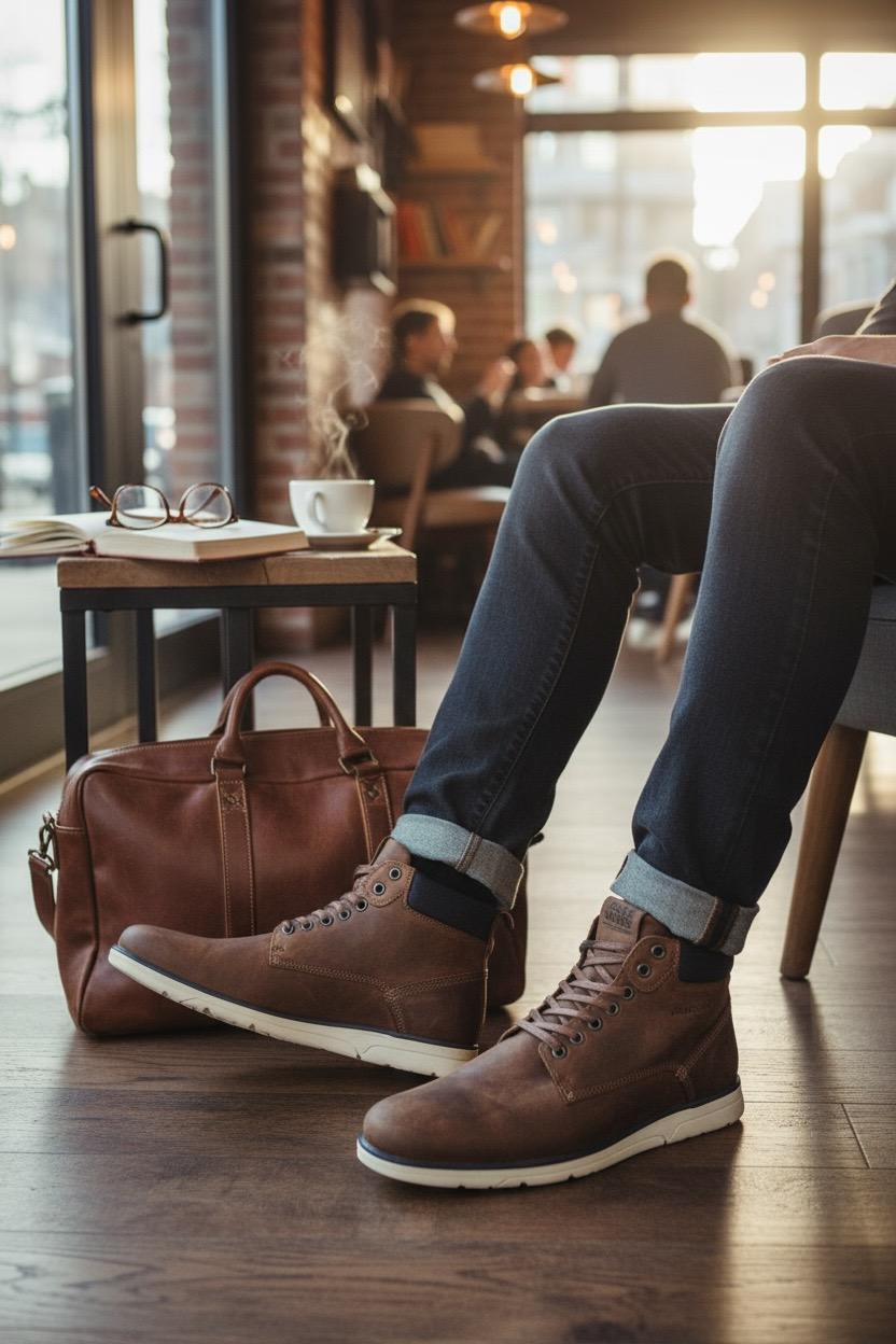 Черевики Jack & Jones р. р 46 12159513х70 см Коричневий