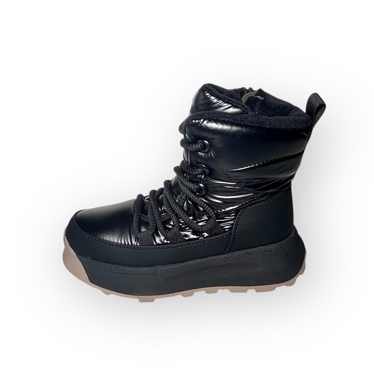 Сапоги детские зимние для девочки Clibee р. 36/23,6 см Черный (НС561)