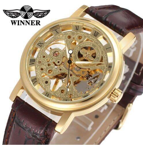 Годинник чоловічий Winner Gold механічний - фото 2 Годинник чоловічий Winner Gold механічний - фото 2