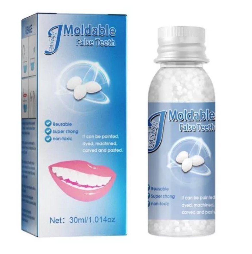 Гель твердый для зубных протезов Бусины во флаконе 30 мл (40_093)