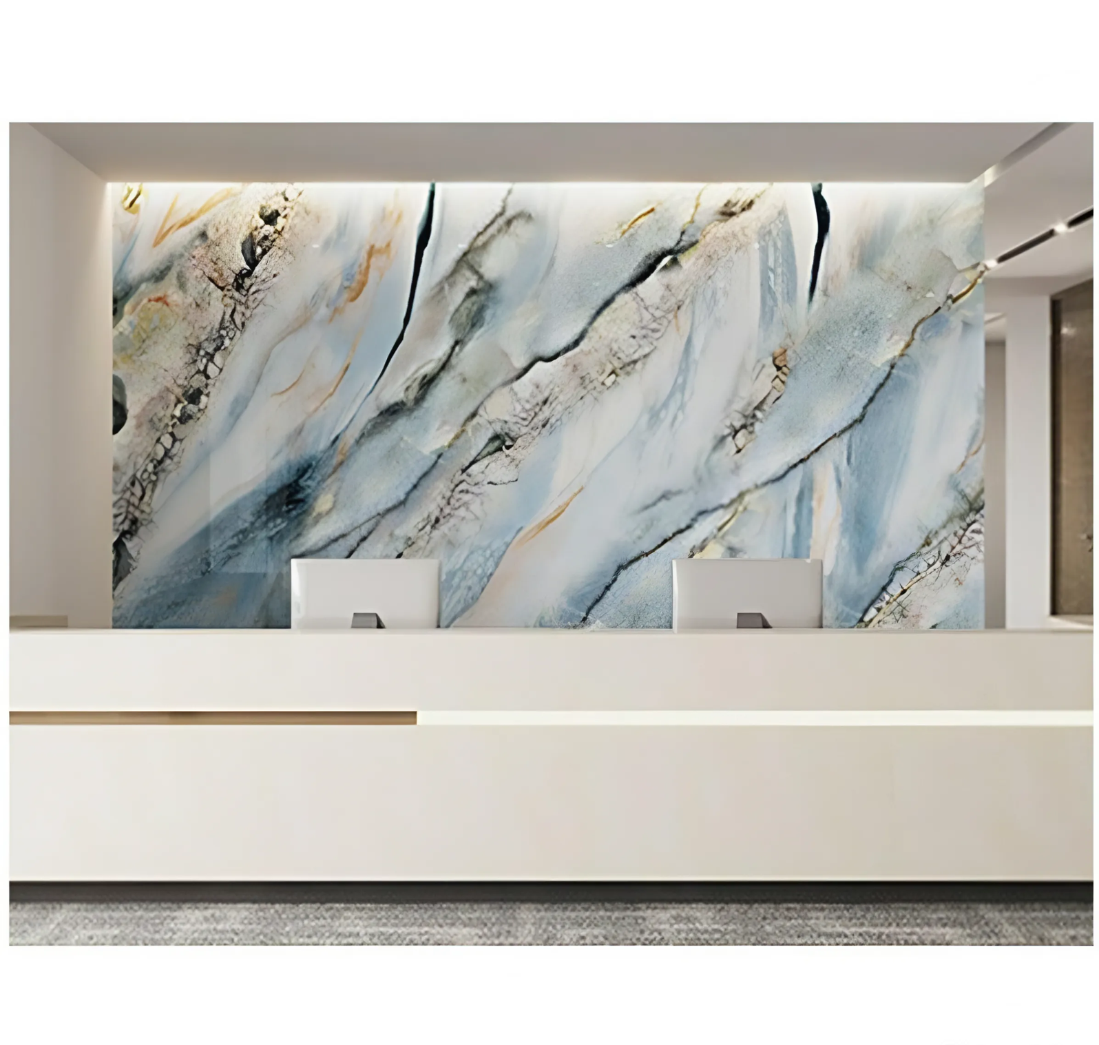 Плитка виниловая самоклеящаяся Sticker Wall Сапфир 3600x2800x2 мм 6 рул. (3DPanda-1458)