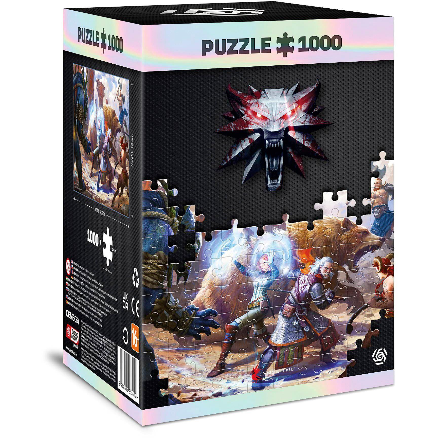Пазл GoodLoot Witcher Geralt & Triss in Battle 1000 шт. (5908305233619)