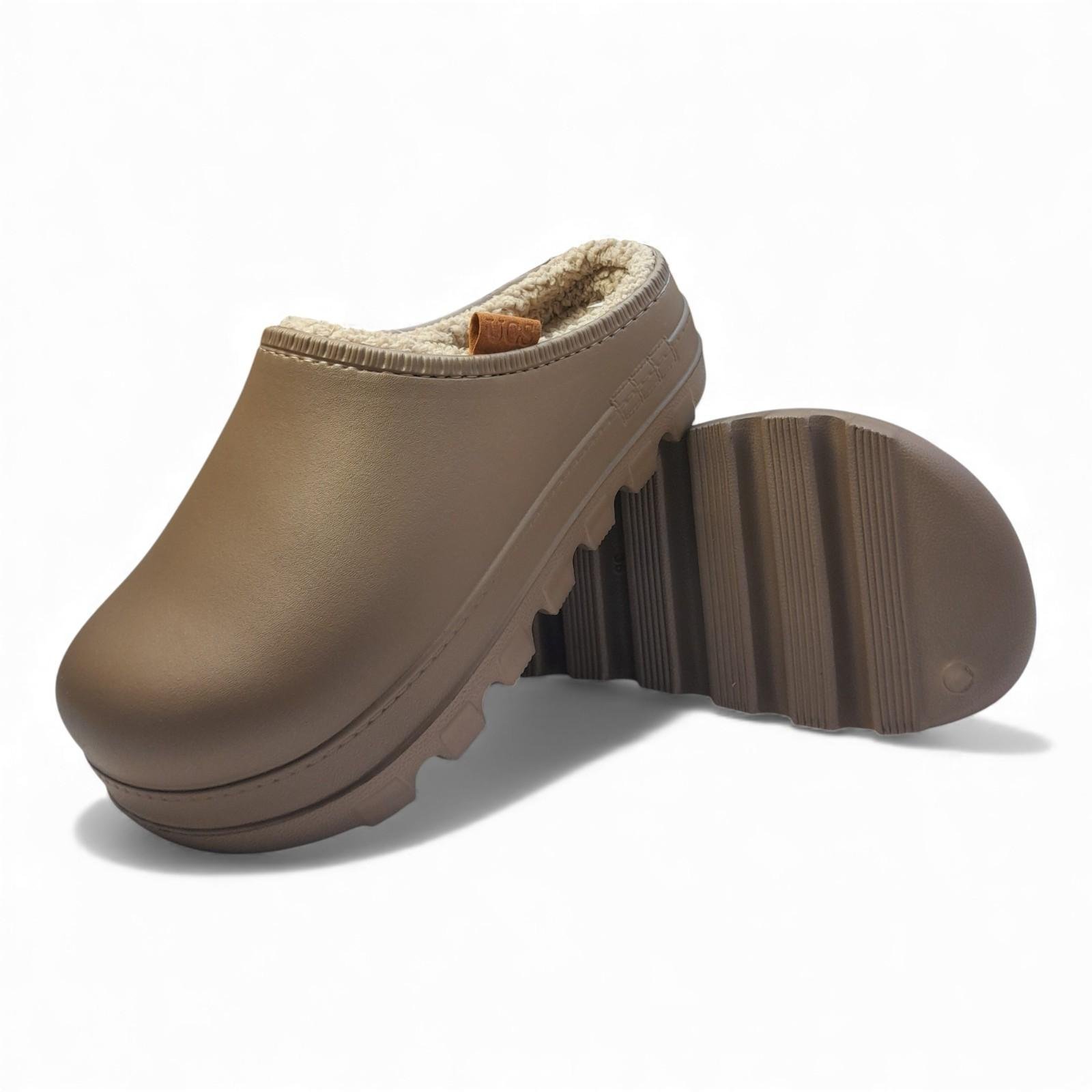 Сабо женские утепленные GIPANIS р. 39 25 см Темно-бежевый (2819829754) - фото 5