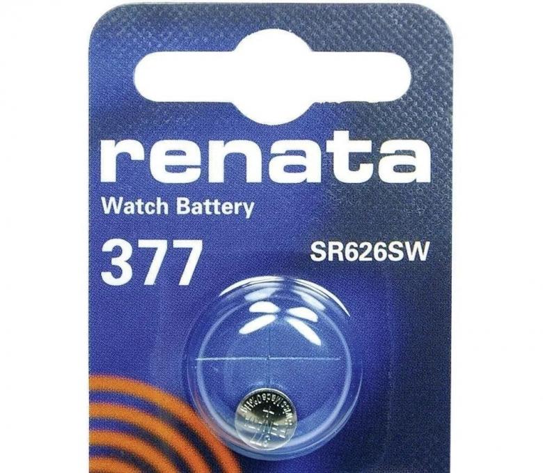 Батарейка Renata R377E SR626SW Silver Oxide 1 шт.