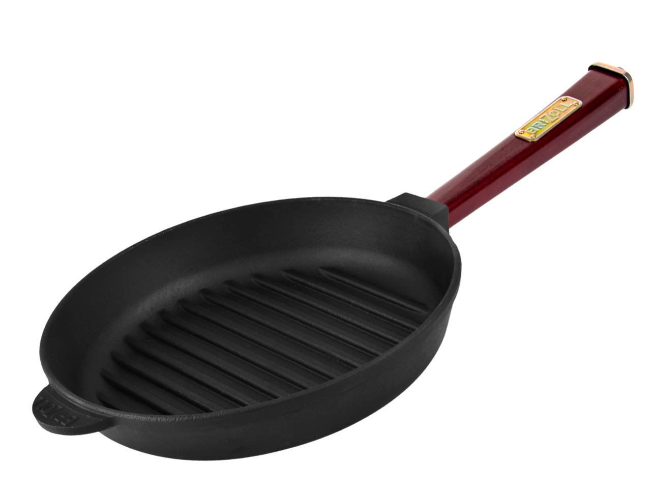 Чугунная сковорода-гриль Brizoll Optima-Bordo 260х40 мм (32551085) Чугунная сковорода-гриль Brizoll Optima-Bordo 260х40 мм (32551085)