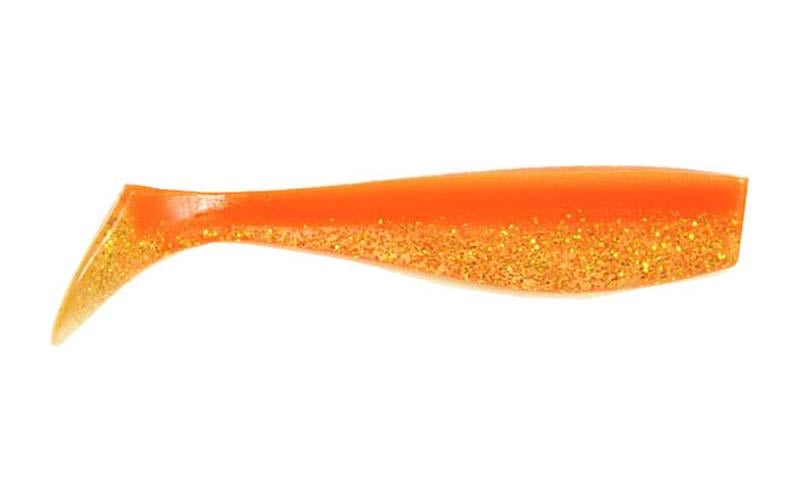 Силиконовый виброхвост Fox Swimmer №010 8 см Orange/Gold (11684887)