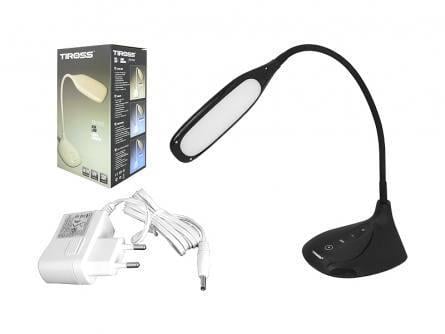 Лампа настільна світлодіодна Tiross TS1803 сенсор Чорний (1291994229) Лампа настільна світлодіодна Tiross TS1803 сенсор Чорний (1291994229)