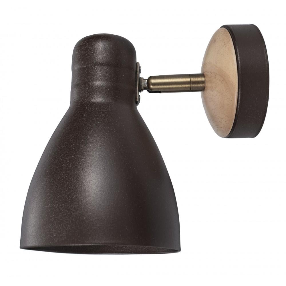 Настенный светильник Karin с выключателем и вилкой Dark Brown (WL-0002094 M/Brown в/в)