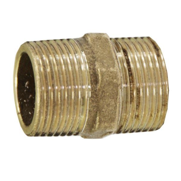 Ниппель усиленный латунь 3/4"х3/4" (115695)