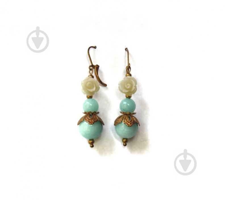 Серьги N1 Белая Роза (956001)