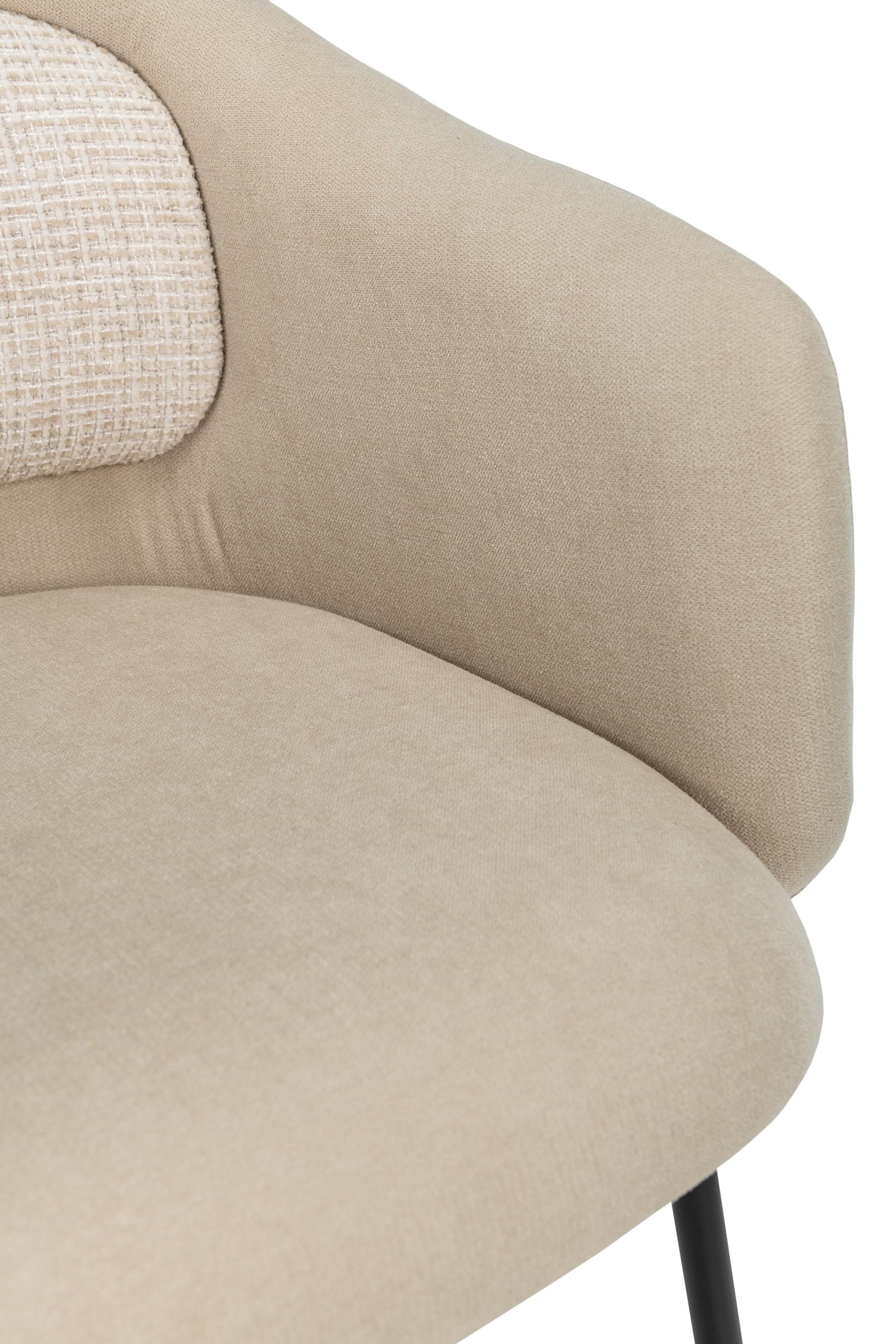 Стілець обідній Vetro Mebel Кокосове молоко/Чорний (M-242) - фото 7 Стілець обідній Vetro Mebel Кокосове молоко/Чорний (M-242) - фото 7