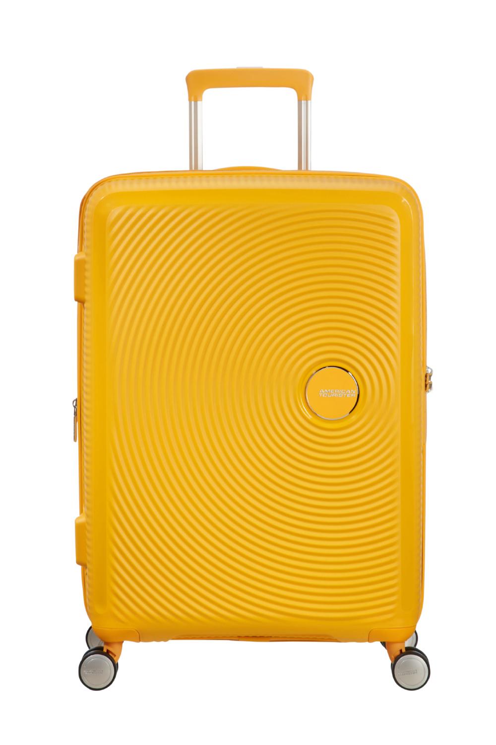 Чемодан с расширением American Tourister Soundbox 67x46,5x29/32 см Желтый (32G-06002) - фото 1