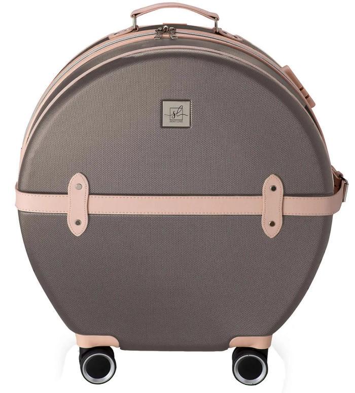 Валіза SEMI LINE T5673-3 24" M Brown/Pink Cream (52954) - фото 7 Валіза SEMI LINE T5673-3 24" M Brown/Pink Cream (52954) - фото 7