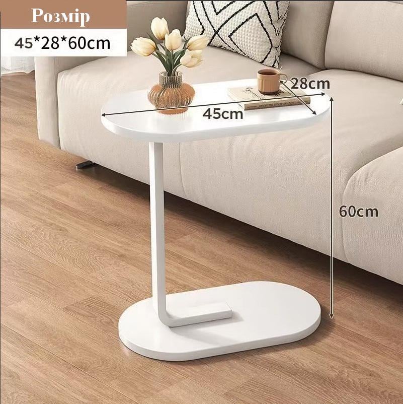Стол журнальный Homart CT-03 Белый (9864) - фото 4 Стол журнальный Homart CT-03 Белый (9864) - фото 4