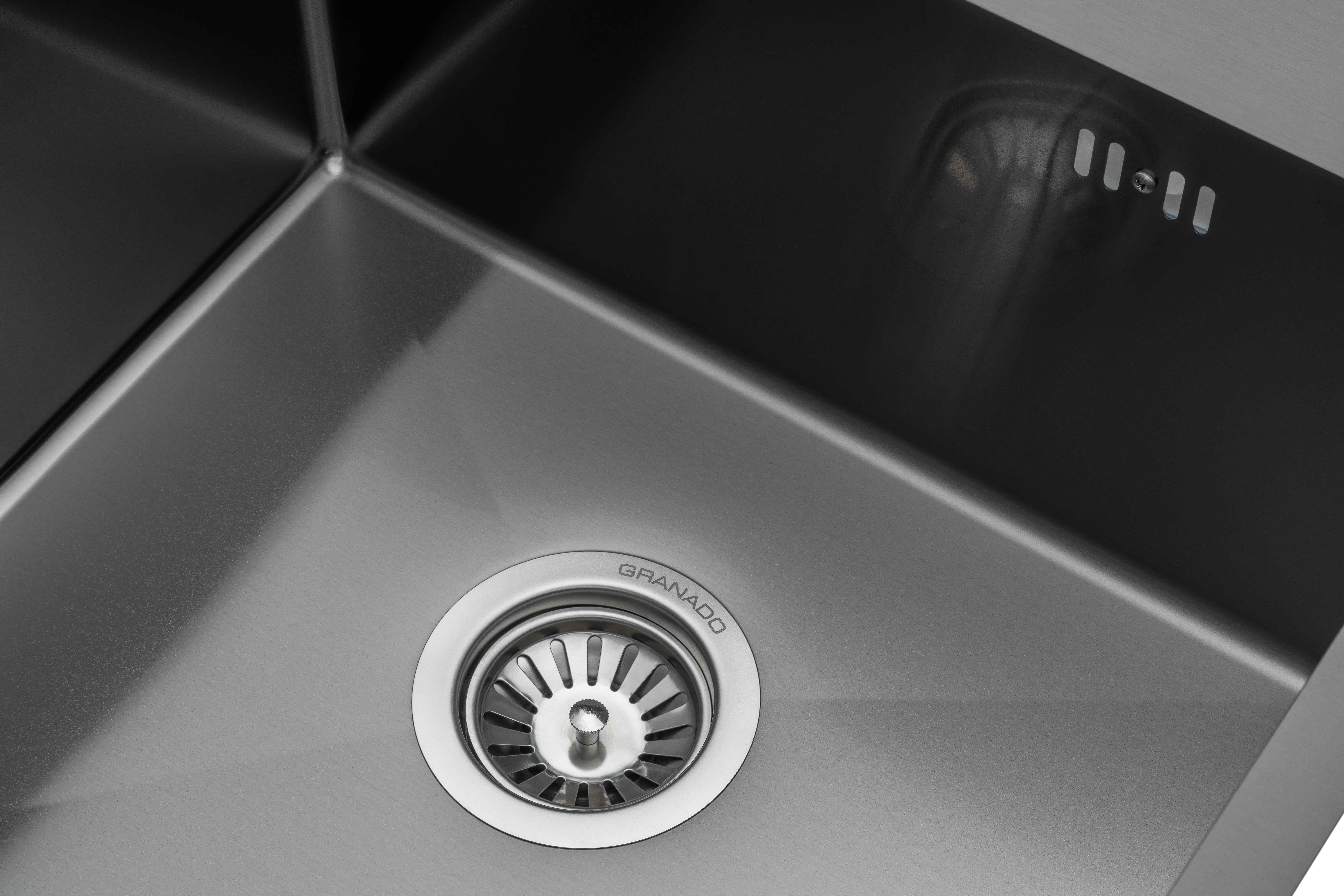 Мийка для кухні Granado Galera S201 Black (GS02201BB) - фото 5 Мийка для кухні Granado Galera S201 Black (GS02201BB) - фото 5
