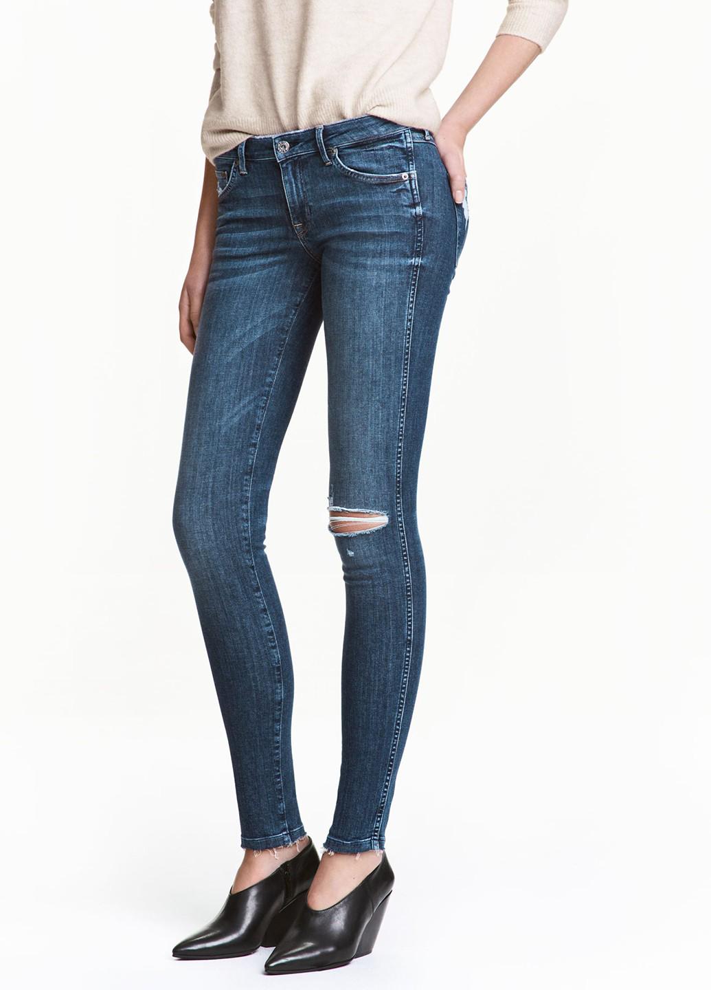 Джинсы H&M W24L30 Синий (424664b50) Джинсы H&M W24L30 Синий (424664b50)