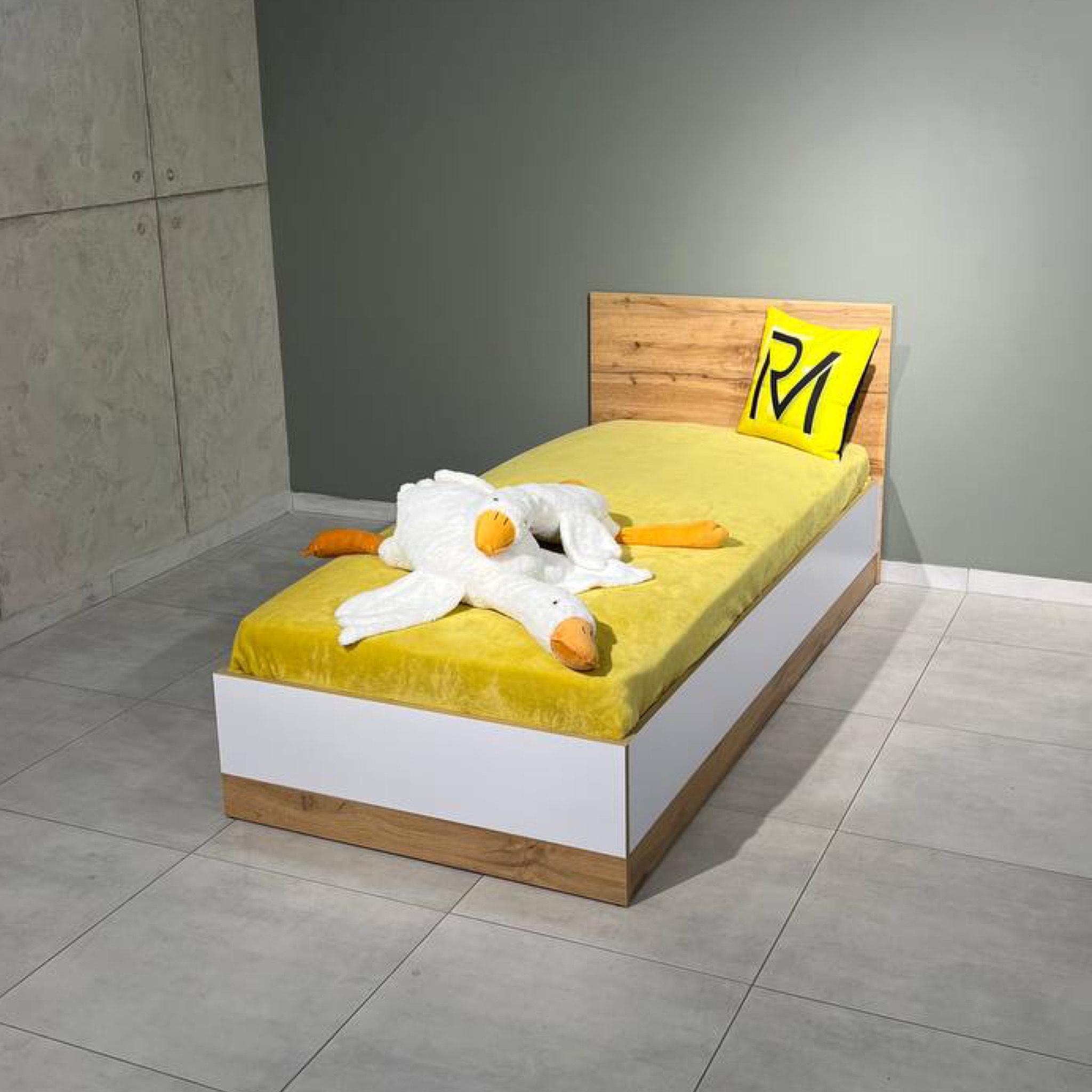 Кровать односпальнаяиз ДСП OSLO 95х203х85 см (000062284) - фото 1 Кровать односпальнаяиз ДСП OSLO 95х203х85 см (000062284) - фото 1