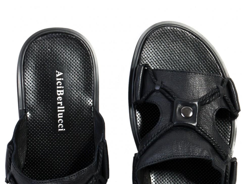 Шльопанці чоловічі Aici Berllucci 7152708 натуральна шкіра р. 40 Темно-синій (11917) - фото 4 Шльопанці чоловічі Aici Berllucci 7152708 натуральна шкіра р. 40 Темно-синій (11917) - фото 4