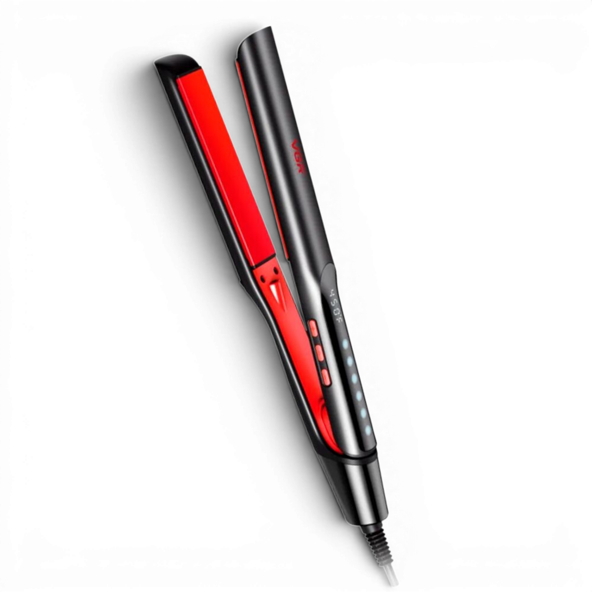 Праска для волосся VGR V-516 Black 60 Вт керамічне покриття LED display