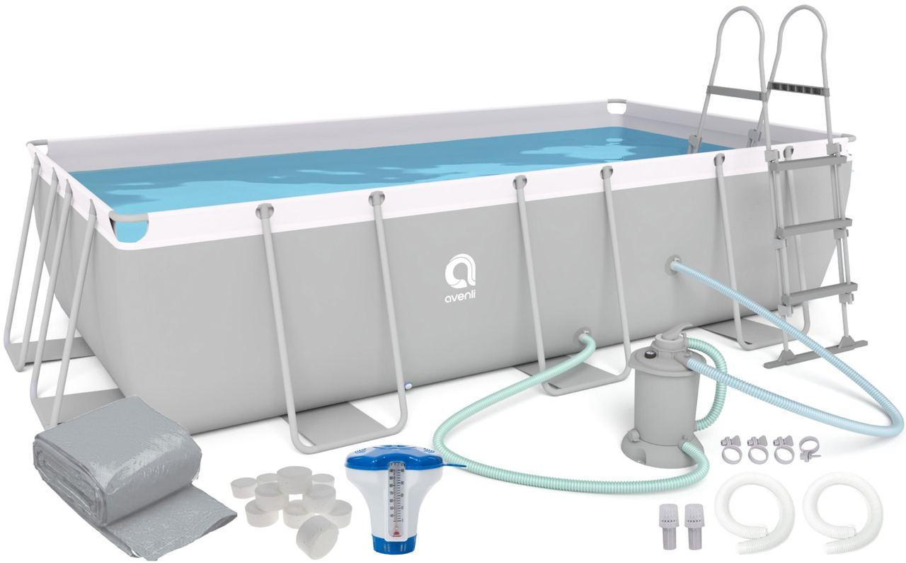 Бассейн прямоугольный каркасный Avenli 400x200x99 см (2282290373)