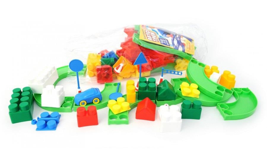 Конструктор Юника Автотрек 73 детали (0262)