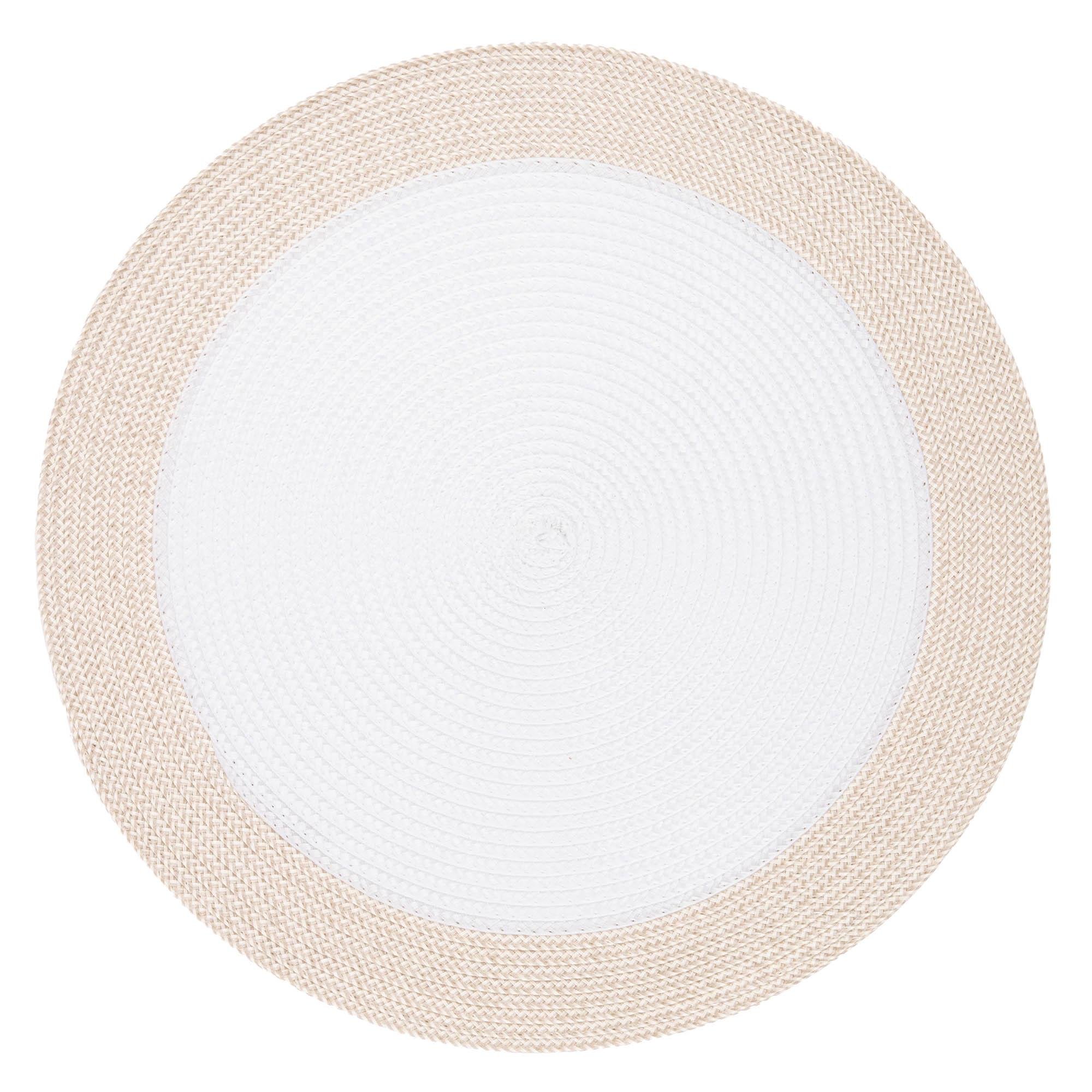 Коврик сервировочный Ardesto d 38 см Белый/Бежевый (AR3324BGW) - фото 1 Коврик сервировочный Ardesto d 38 см Белый/Бежевый (AR3324BGW) - фото 1