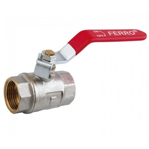 Кран шаровой Ferro KP8 3 ВВ ручка (247584)